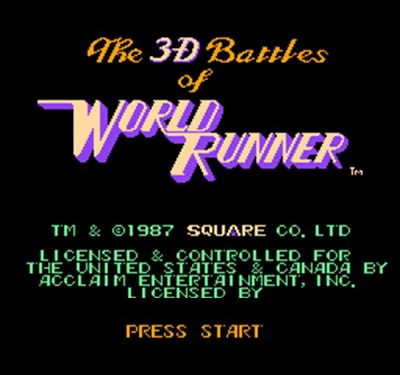 3-D Battles of World Runner 60 Pin Game Card Free Region For 8 Bit Video Game Player