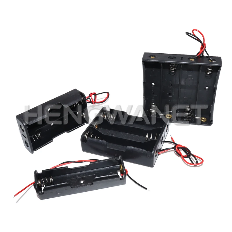 18650 Parallel 1/2/3/4/18650 Battery Holder 18650 Storage Box Case 18650 Parallel Battery Box 3.7V