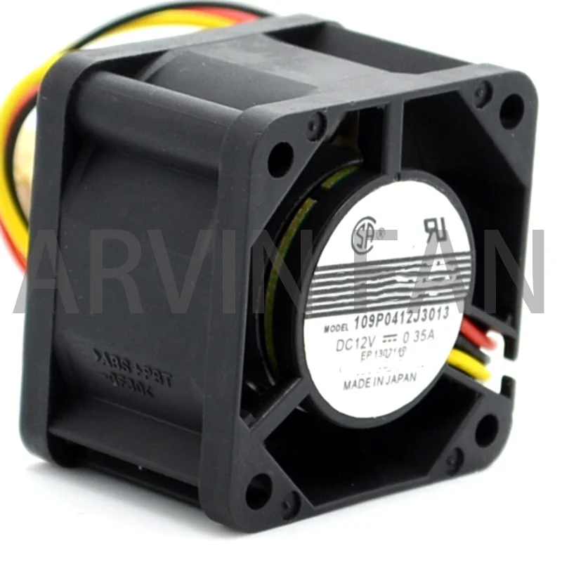 4cm 40mm Server Fan 4028 40*40*28mm 12V 0.35A Server Case Cooling Fan 109P0412J3013 With 3pin