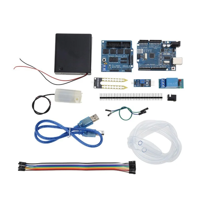 SQPP-Automatic Irrigation System Self Watering DIY Kit Garden Greenhouse Flower Water Pump Soil Moisture Sensor Relay Module