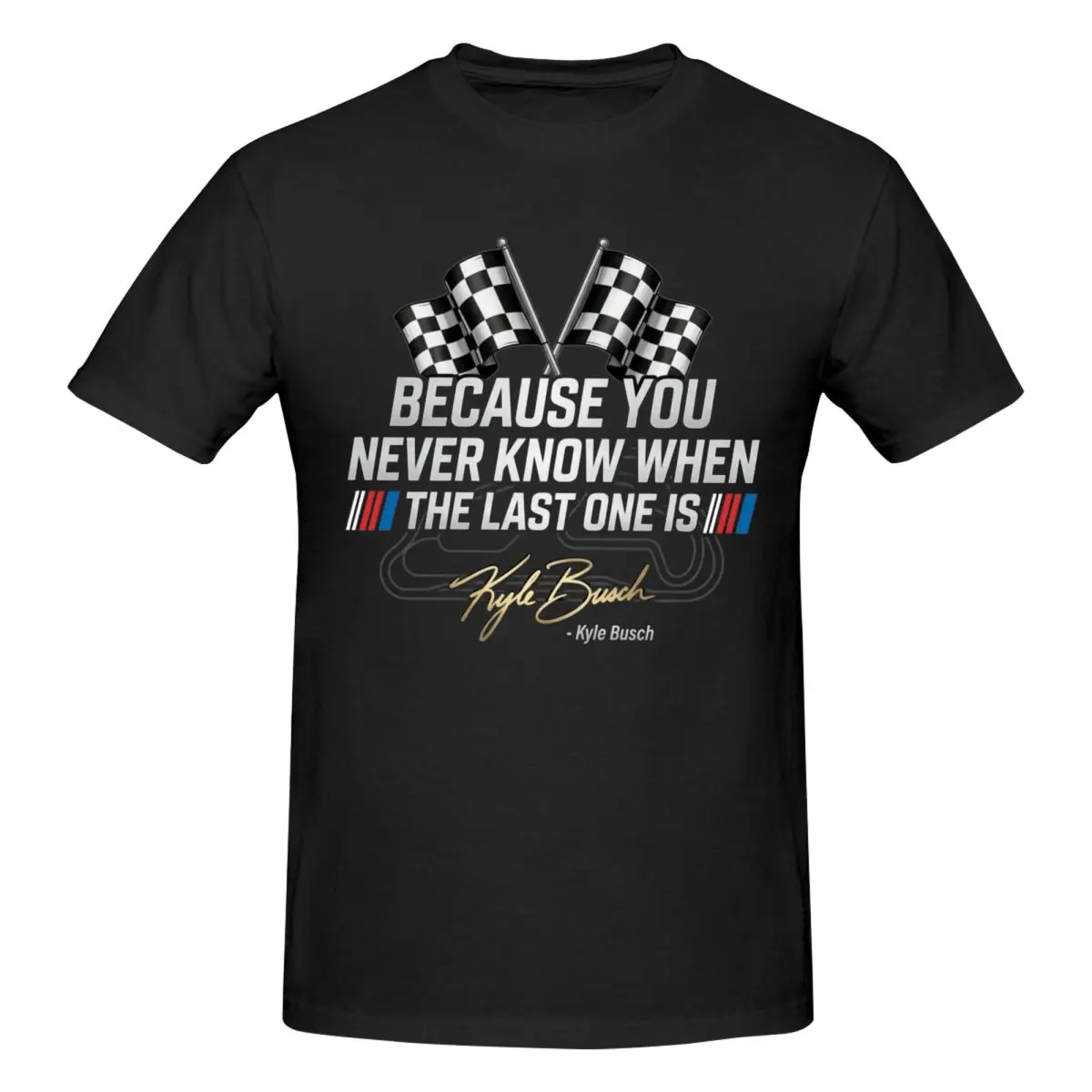 Kyle Busch 18 Racing Rowdy RIP Awesome T Shirts Graphic Y2K Unique Customized Men Women T Shirts Tops