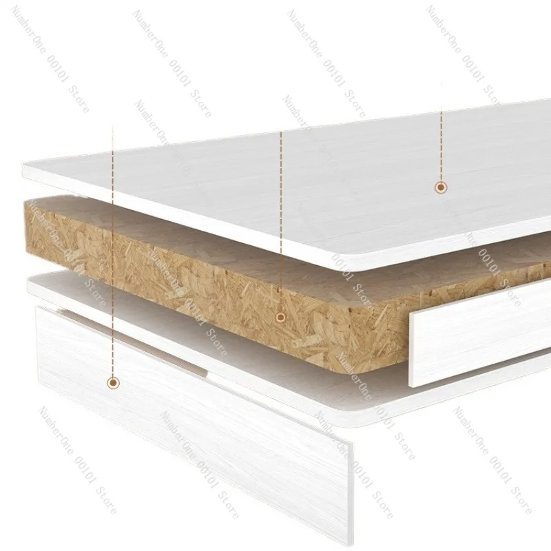 Desktop Computer Mainframe Storage Bracket, Height-Increasing Tray with Wheels, Movable Printer and Accessories Rack, Home