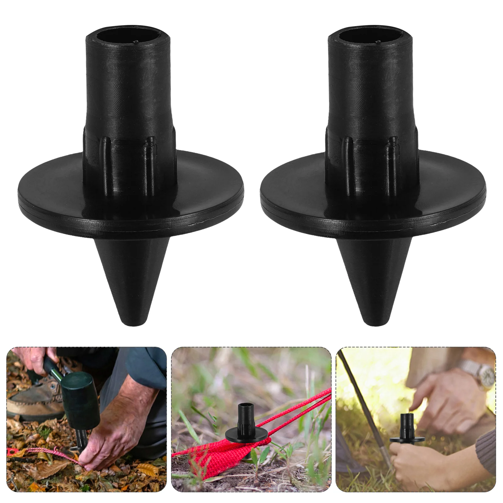 12 Pcs Tent Accessories Pole Adapter for Rod Fitting Canopy Series Connecting Cover Connector Plastic