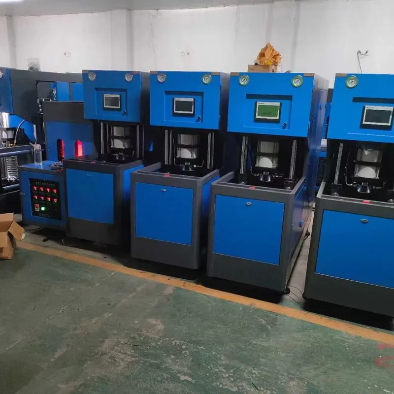 4 Cavity PET Bottle Stretch Blow Moulding Machine Semi Auto Lowest Price Factory Custom