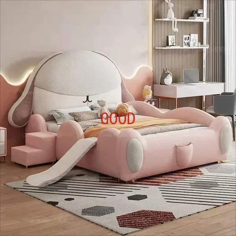 Promozione in fabbrica letto principessa per bambini mobili per bambini di alta qualità letto per bambini letto imbottito per bambini per camera da letto