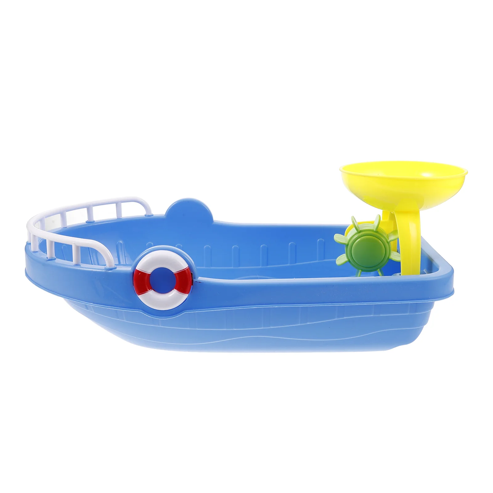 2 Pcs Beach Boat Set Fishing Boats Aluminium Bath Sensory Boating Toys Floating Pool Child