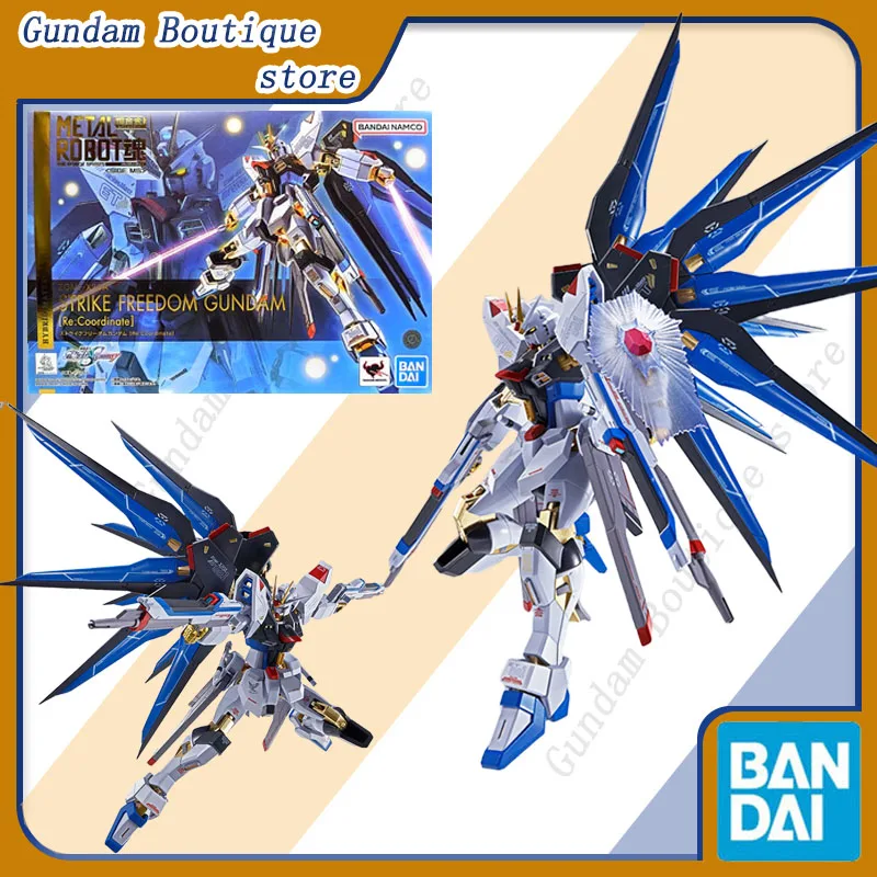 

Bandai Genuine METAL ROBOT STRIKE FREEDOM GUNDAM [Re:Coordinate]Anime Action Figure Collectible Model Toy Ornament Gift Children