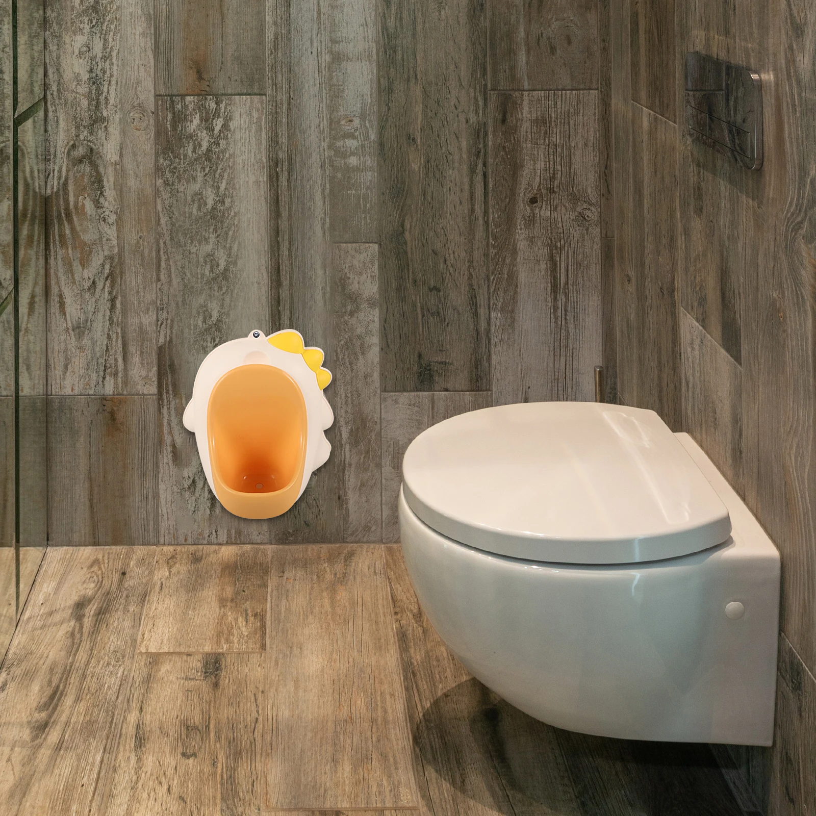 

Dinosaur Shaped Potty Training Toilet Toddler Urinal for Boys Kids Portable Potty Cartoon Design Baby Boy Standing Wall Mounted