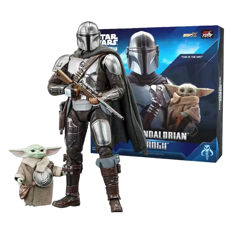 ZD Star Wars Action Figure Baby Yoda Darth Vader Din Djarin Mandalorian Luke Skywalker Stormtrooper Collectible Model Toys Gifts view 6