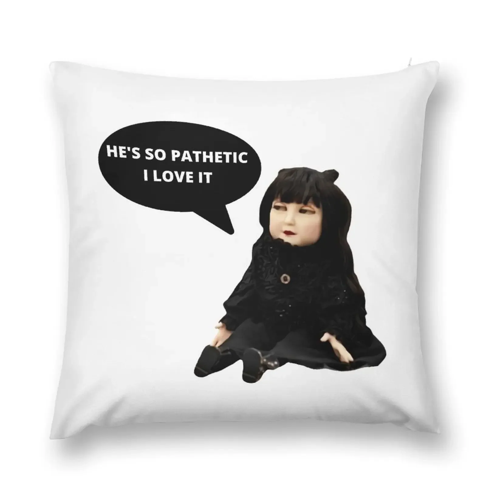 Mean nadja doll Throw Pillow christmas ornaments 2025 Cushions Cover pillow