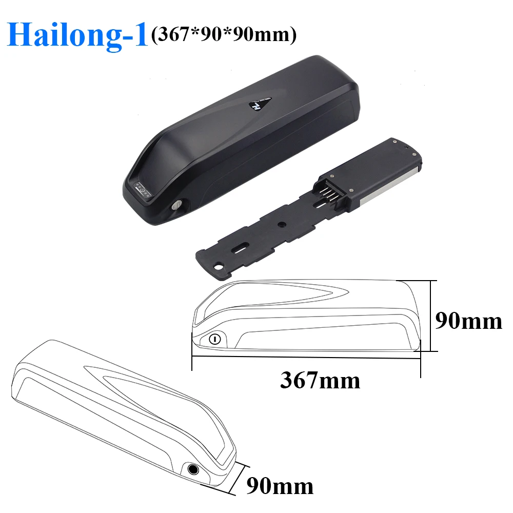 Hailong 36V 10Ah Li-ion E-bike Battery for Apollo Transfer 10 WS 20 Polygon Premier 5 Xtrada 6 Heist X5 Relic 24 500w 750w Motor