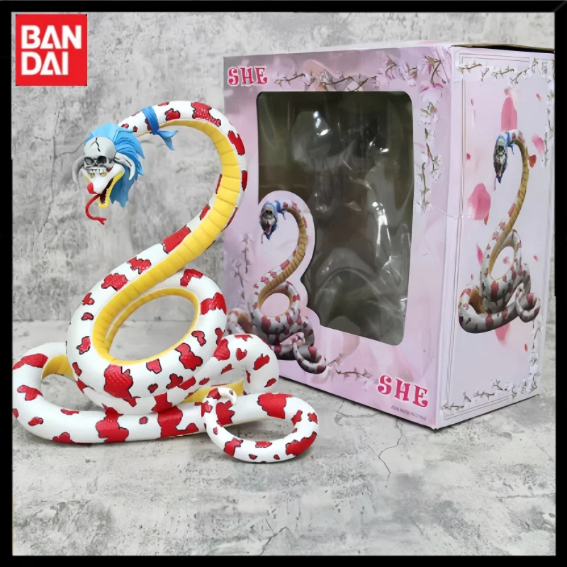 29cm Bandai Anime One Piece Snake Boa Hancock Figure Action Model Statue Pvc Desktop Decoration Toy Children'S Birthday Gift