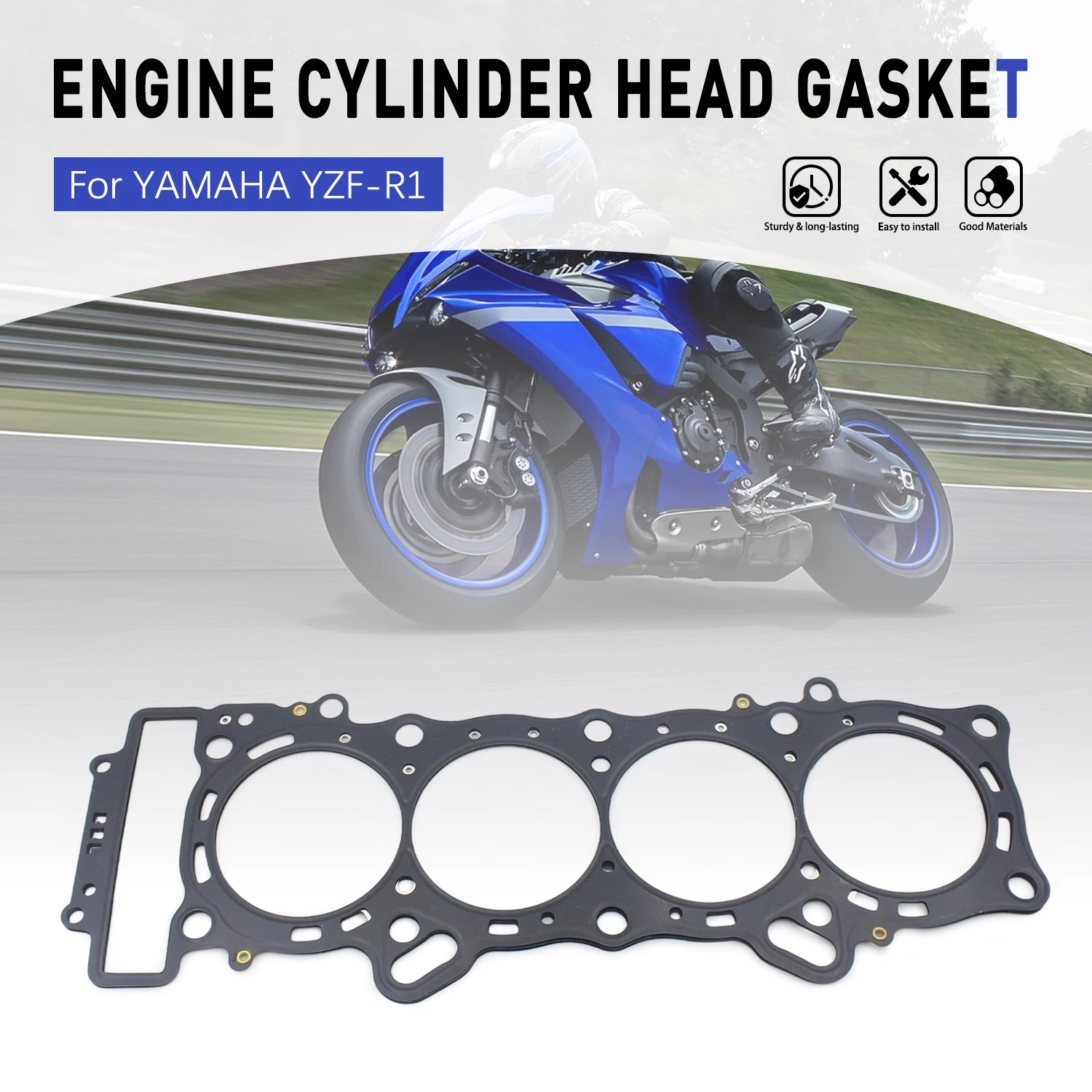 For Yamaha YZF-R1 YZFR1 2020 2021 2022 2023 2024 Motorcycle Cylinder Head Gasket Replace Engine Accessories B3L-11181-00-00