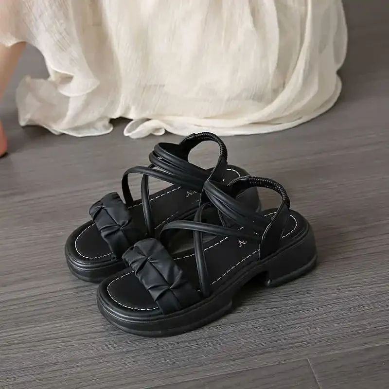 

Весенние красные сандалии с круглым носом, женская пляжная обувь, тапочки, кроссовки, спортивные роскошные лоферы Luxo, все распродажа