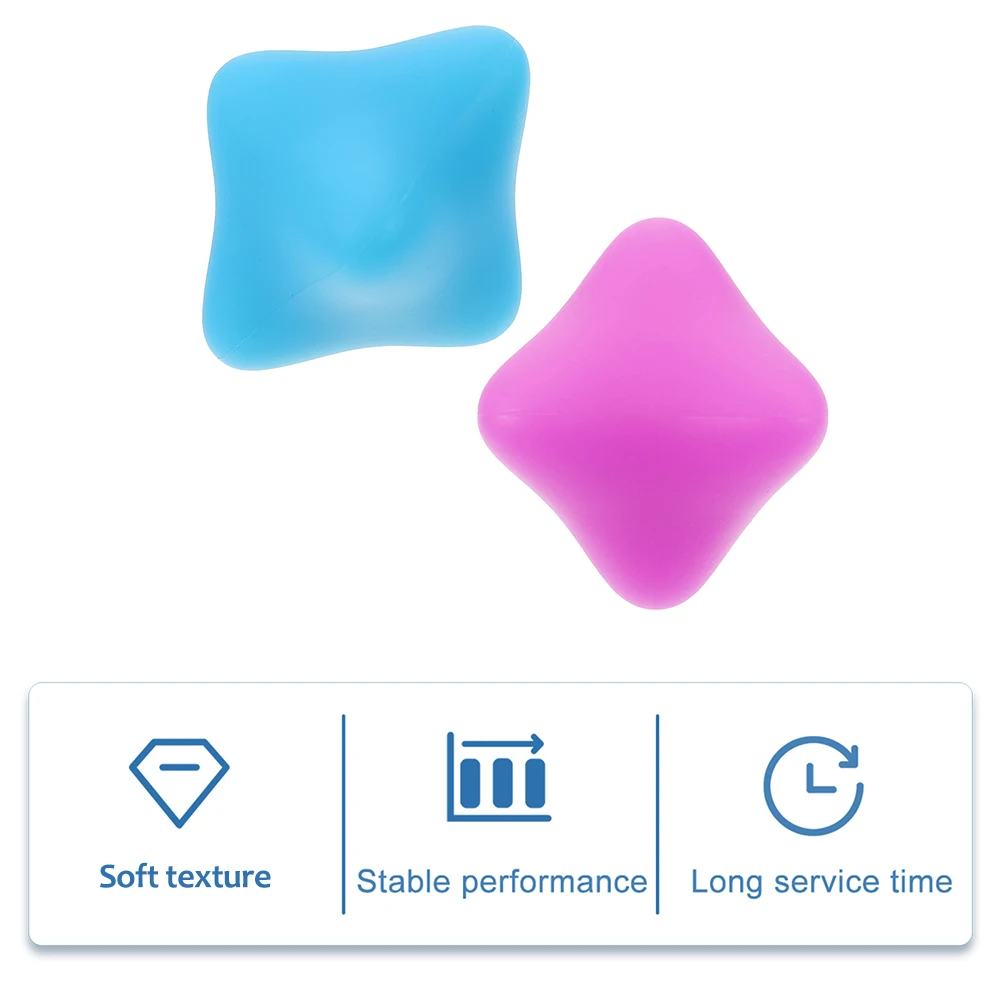 2 قطعة كرات الوخز بالإبر سداسية العلاج بالإصبع مدلك لتحسين المرونة كرات تمرين الاصبع