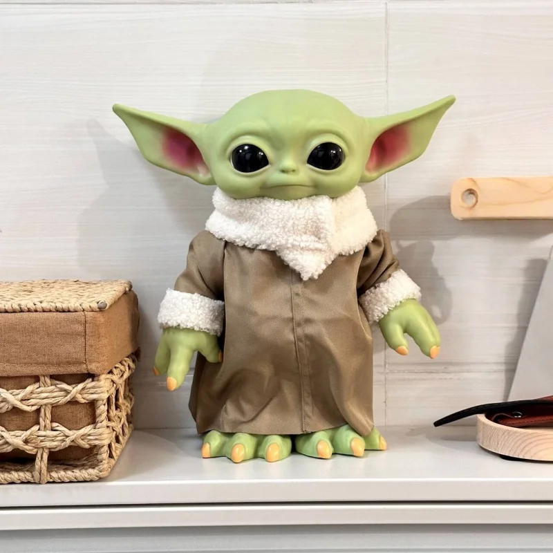Nueva Figura de Yoda de Star Wars de 28 cm, Peluche de Grogu, Figura de Acción, Muñeco de Yoda Bebé, El Mandaloriano, Regalos para Adultos, Modelo Adorable