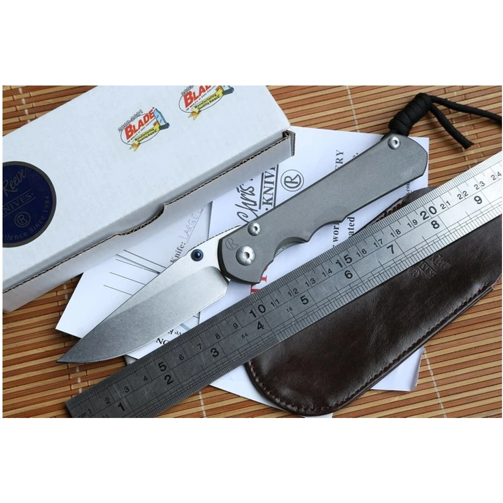 

JUFULE New Large Sebenza 25 CPM S35vn TC4 titanium handle folding vegetables fruit pocket camping hunt EDC tool kitchen knife