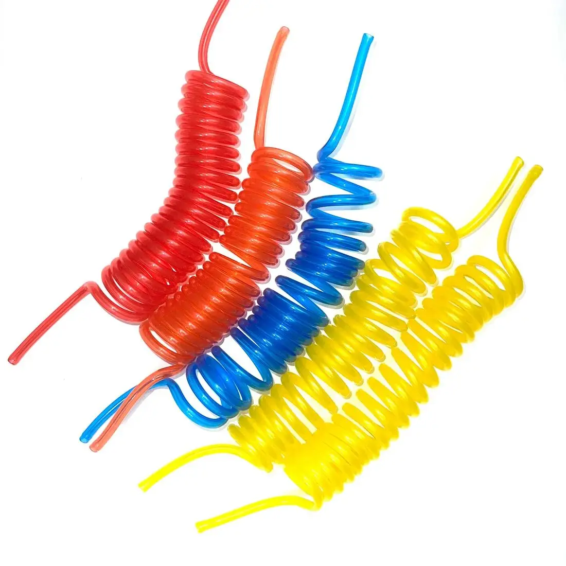 

1Pc 5mm×3mm Fuel Tube Petrol Line Pipe Coloured Snake Type Spiral Soft Flexible Retractable RC Gas Airplane Red/Yellow/Blue