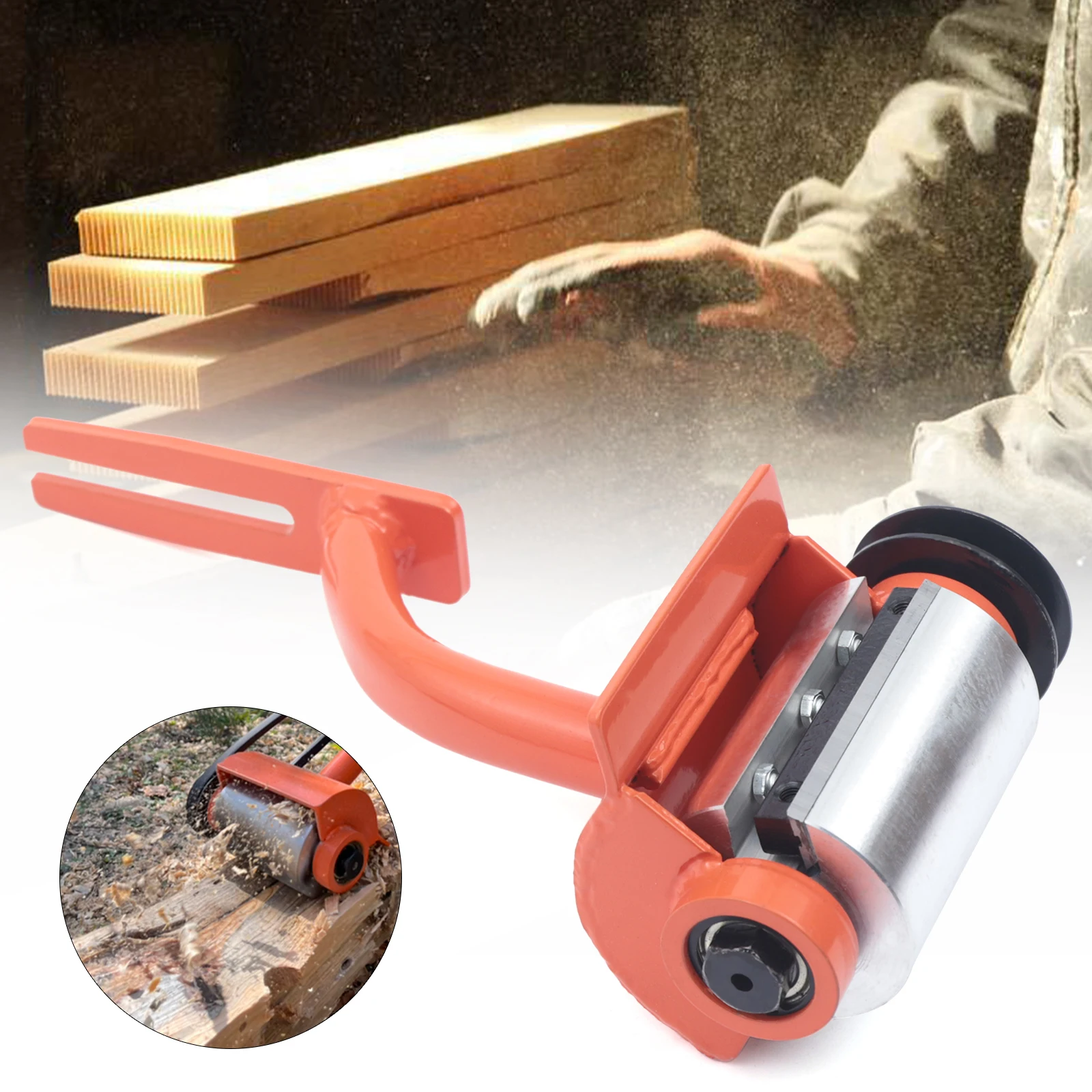 

Pro Chainsaw Debarking Attachment Log Debarker Peeler Wood Peeling Grooving Tool