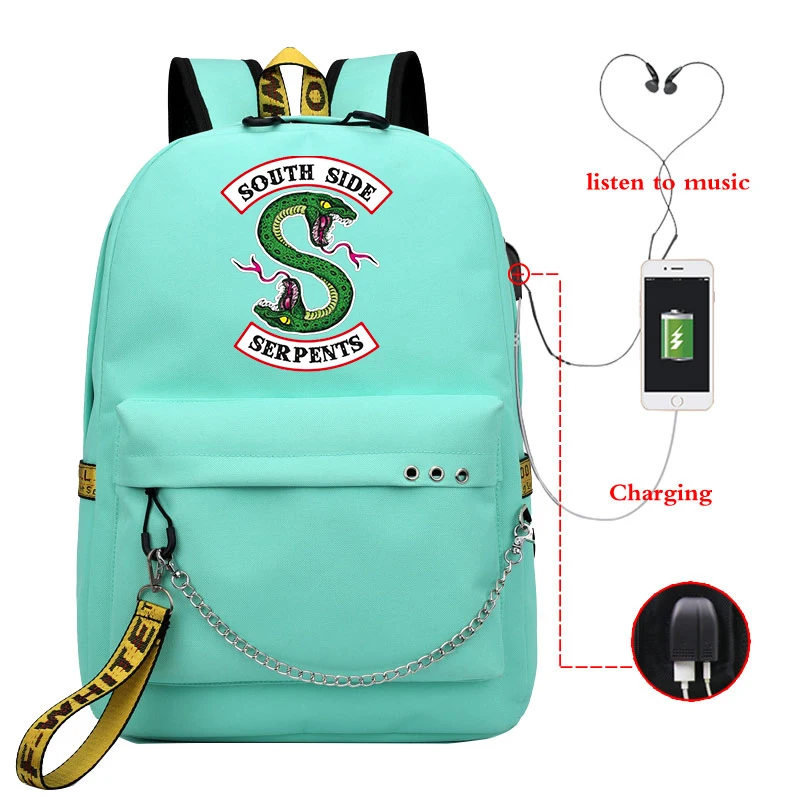 

Riverdale Large Girls Backpacks School Bags for Teenagers Knapsack Teen Student College Book Bag Leisure Waterproof Schoobag