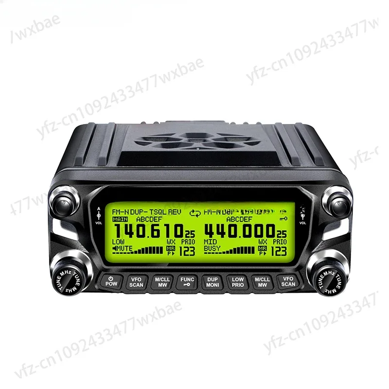 HF Ham Two Way Transceiver, D9000, 50W, UHF, VHF, 136-174,400-520MHz Zastone-Car Radio Station Walkie Talkie