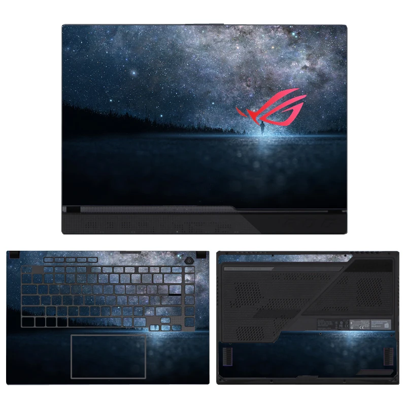 Imagem -02 - Pele do Portátil para Asus Rog Strix G15 G513q G513ic G513rm Adesivos de Vinil para Asus Rog Strix G713q G713rm G713p G733p Filme Personalizado