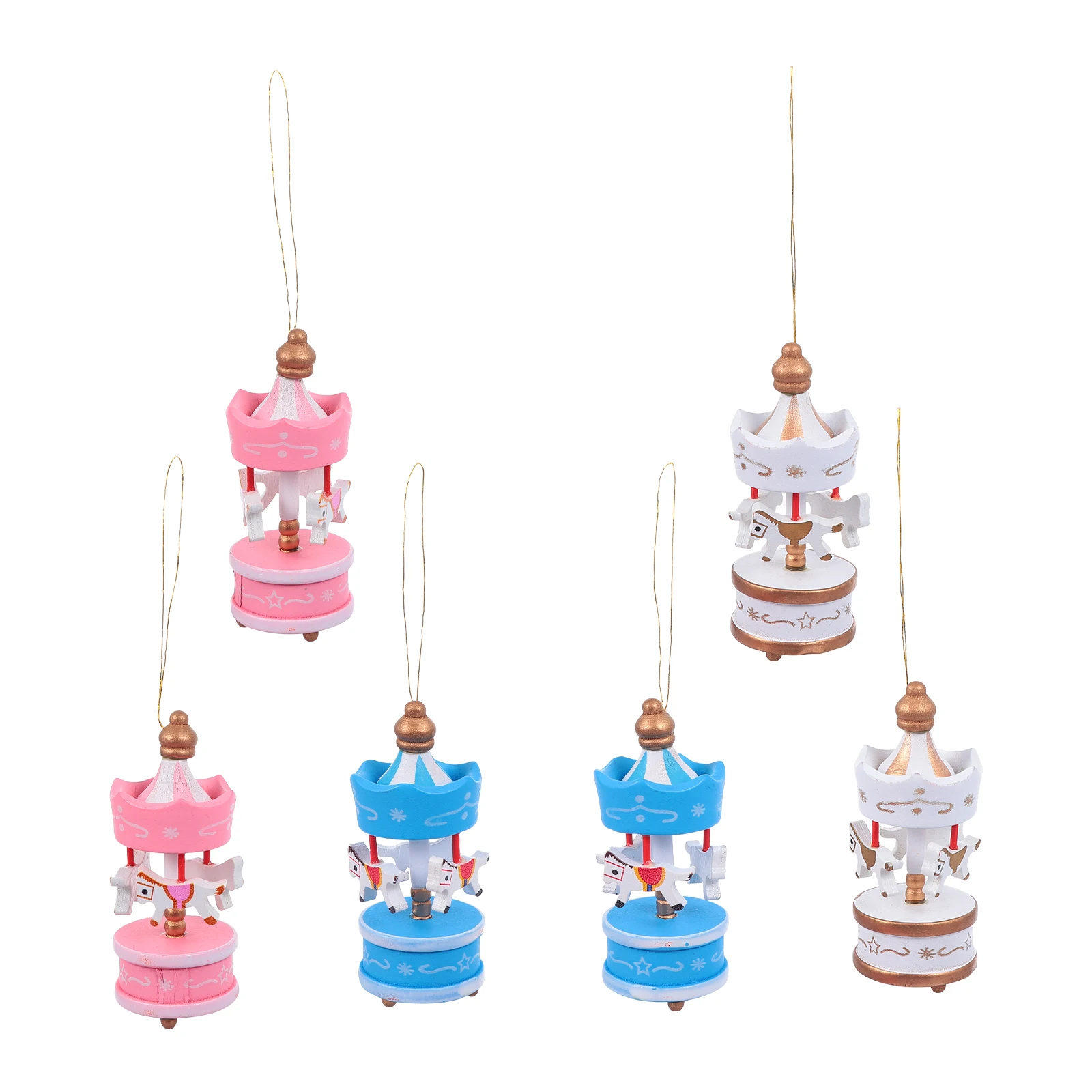 

Carousel Decorations Kids Christmas Ornaments Pendant Merry Go Round Child Xmas