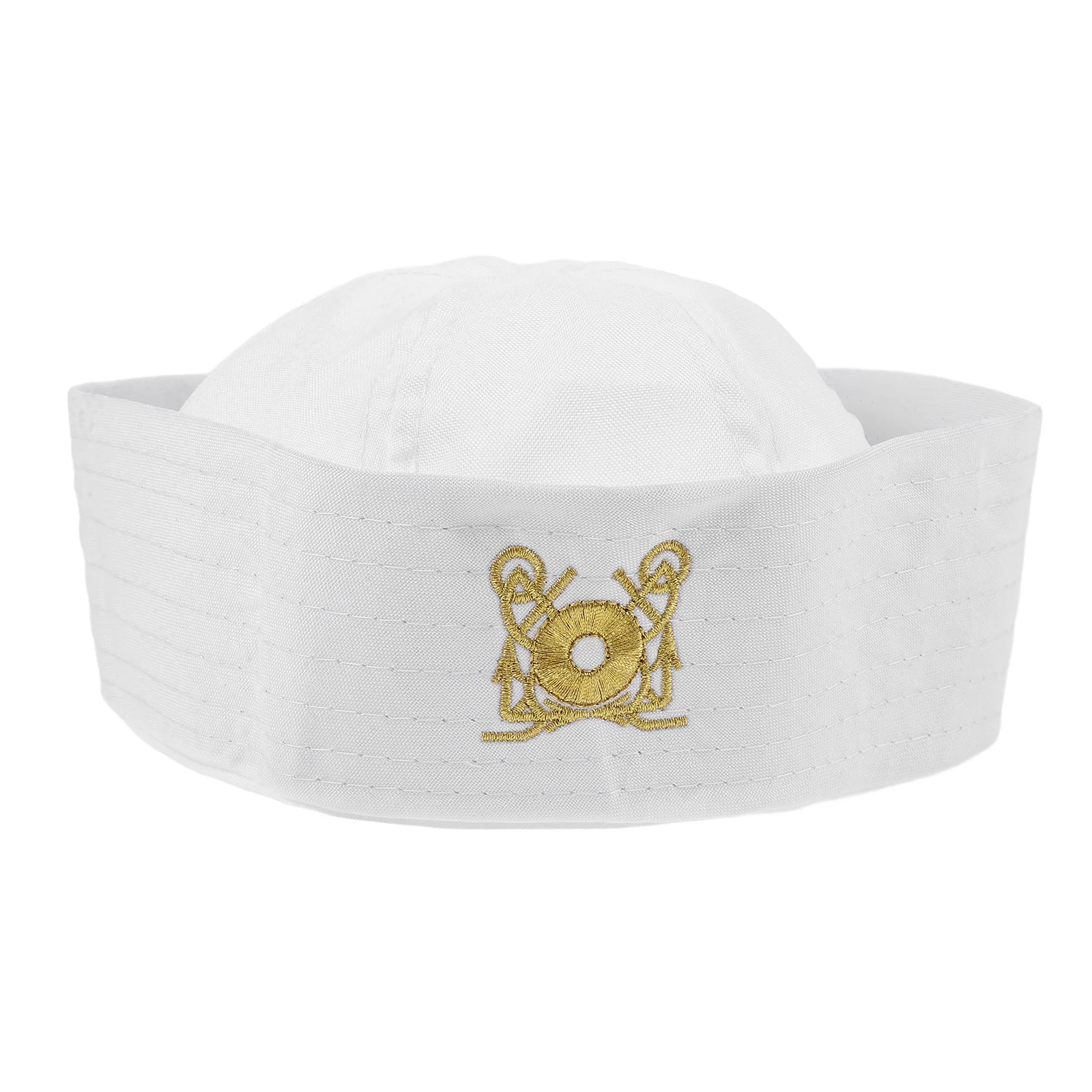 

Durable Sailor Cosplay Hat Polyester Material Unisex Costume Party Photo Prop for Nautical Events Sailor Cosplay Hat