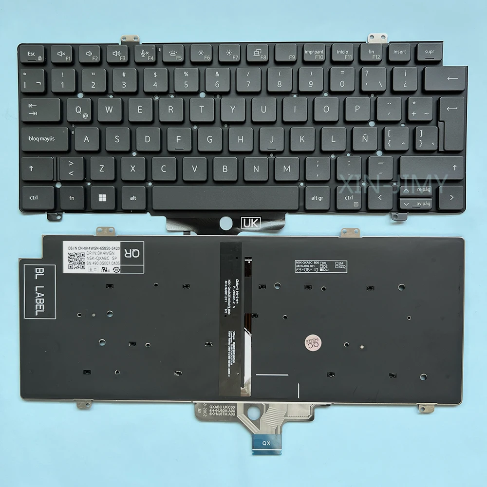 5420 US Brazil Spain Latin Keyboard For DELL Latitude 5320 5420 5421 5430 7420 7430 7520 7521 2022 BR Backlit 0CW3R5