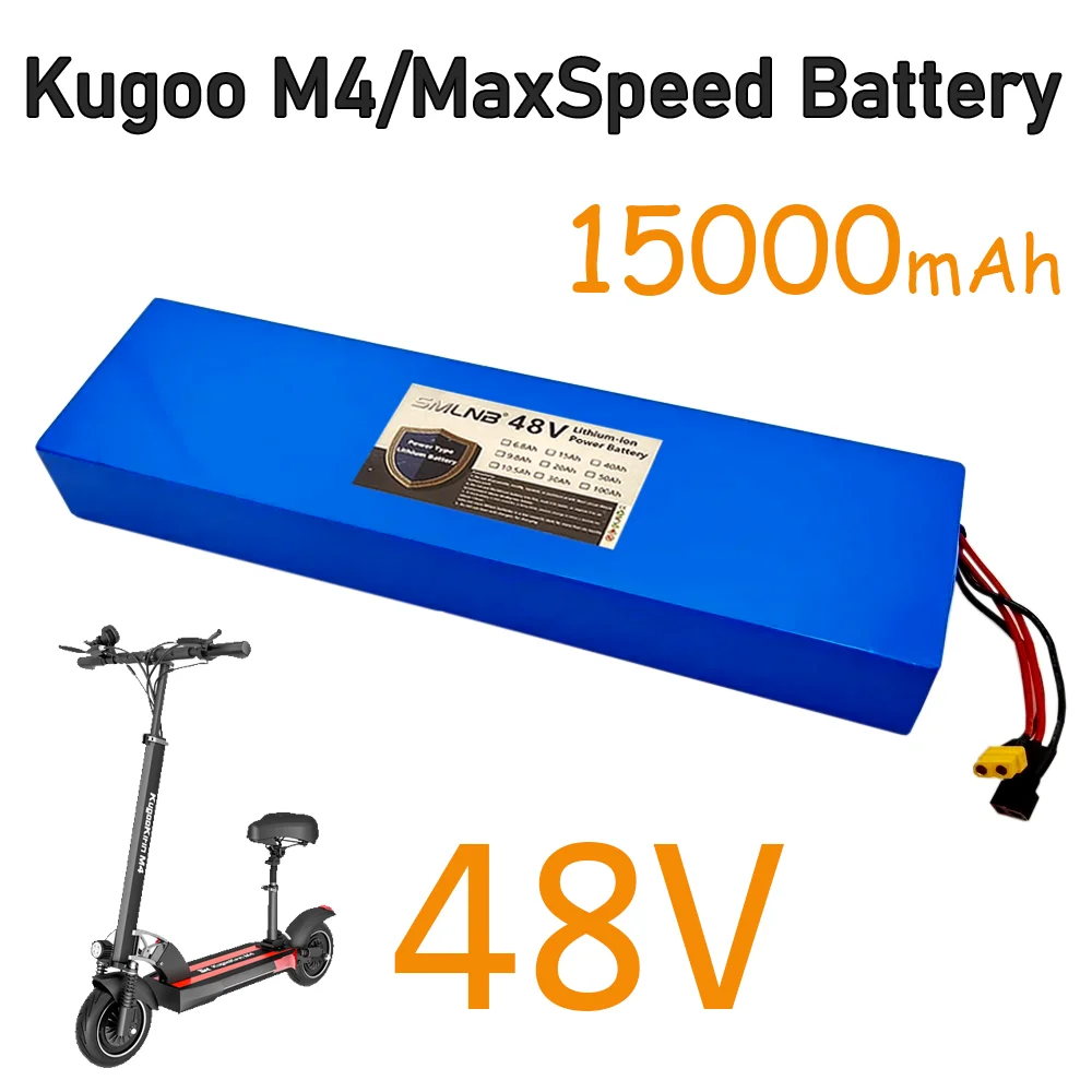 48V 13S4P 18650 Battery pack 15000mAh Battery Pack for Kugoo M4/M4Pro/MaxSpeed Electric Scooter with BMS Board Battery Pack