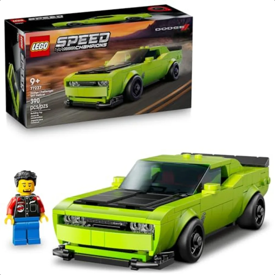 

Speed Champions Dodge Challenger SRT Hellcat Спортивный автомобиль Игрушечный набор для обучения и демонстрации игрушек для мальчиков и девочек A