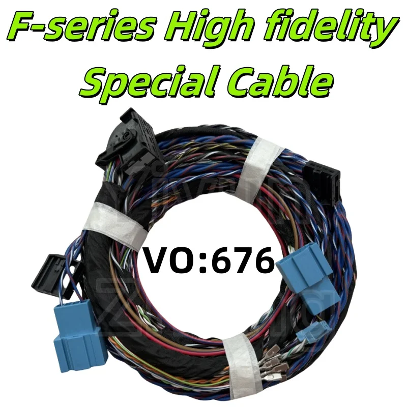 

For All BMW F-series High fidelity cables, F10 High fidelity cables, VO code: 676
