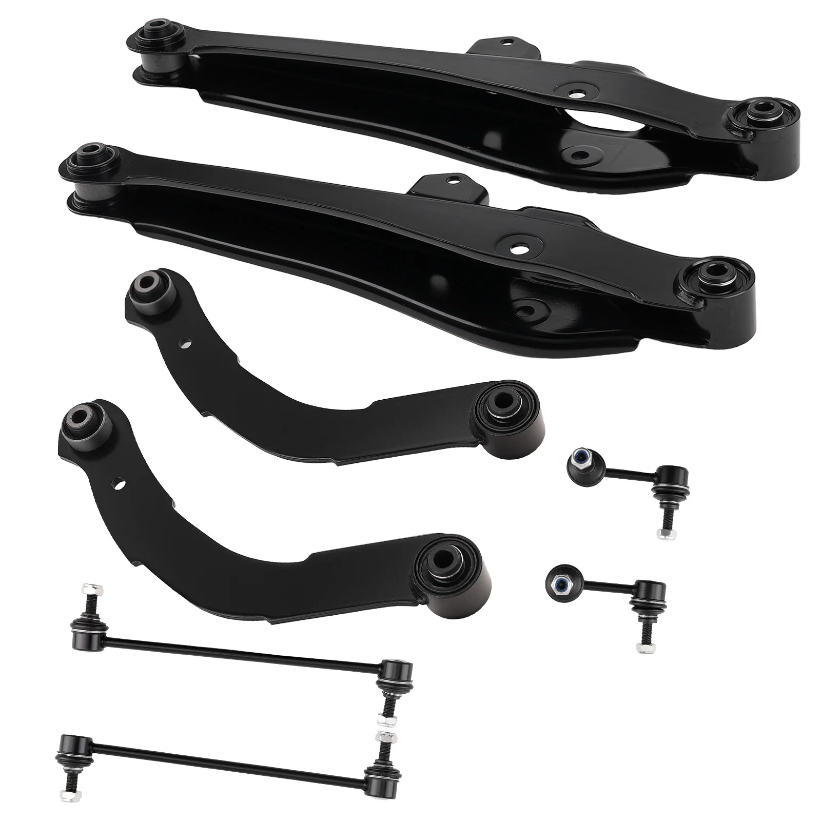 Rear Upper Lower Control Arm Sway Bar Lateral Links for Jeep Compass 2007-2009