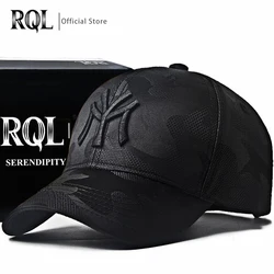 Boné de beisebol para homens e mulheres, chapéu esportivo, chapéu de sol de golfe, bordado camuflagem, chapéu trucker, hip hop design, snapback malha, moda