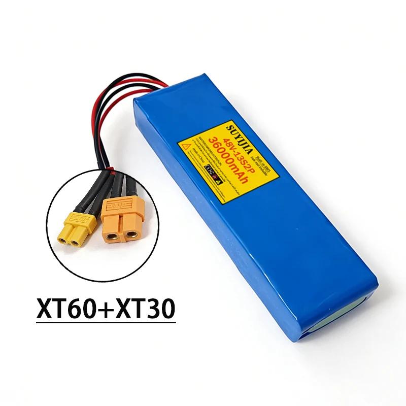 48V-13S2P 36000mAh new18650 lithiumbatterijpakket met ingebouwde 13S2P BMS-beschermingsplaat geschikt voor elektrische scooterbatterijen