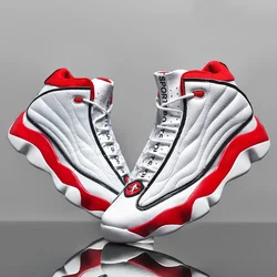 Hot Sale Basketball Shoes Men Women High Top Leather Outdoor Sport Shoe Unisex Anti-Slippery Basketball Boots Couples Sneakers