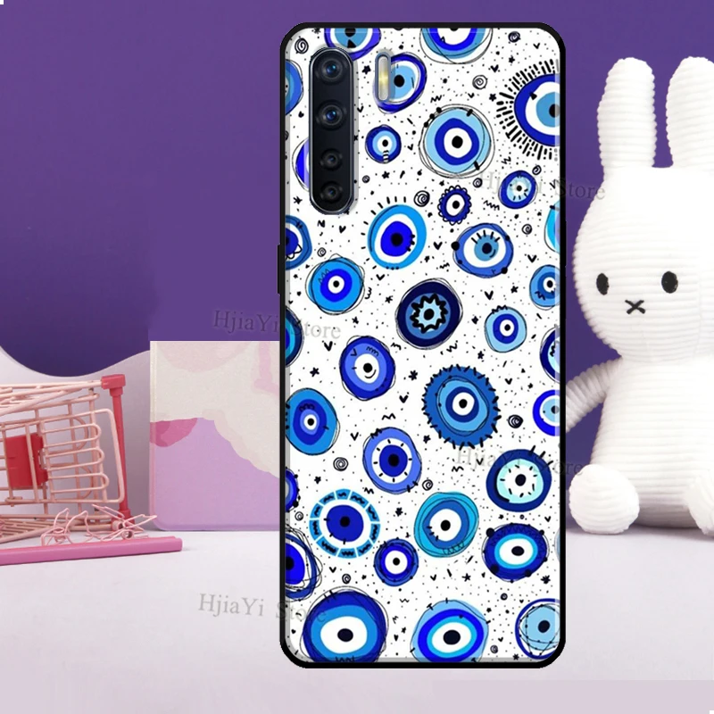 Evil Eyes Funda For OPPO A94 A74 A54 A1K A15 A3S A5S A83 A91 A93 A52 A72 A31 A53 S A5 A9 2020 Case