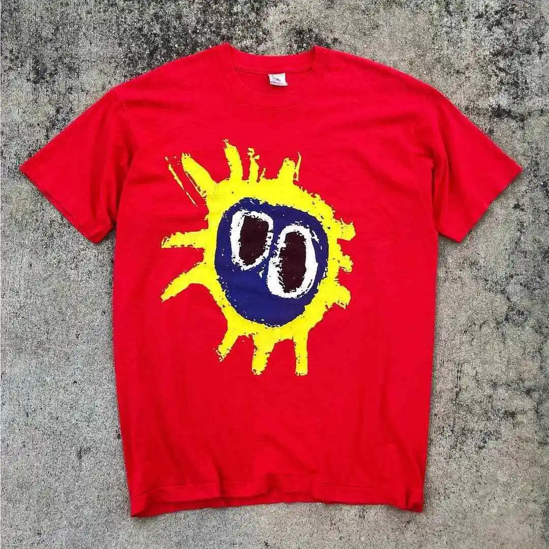 วินเทจ90s Primal Scream screamadelica กุหลาบหิน Kaus BAND