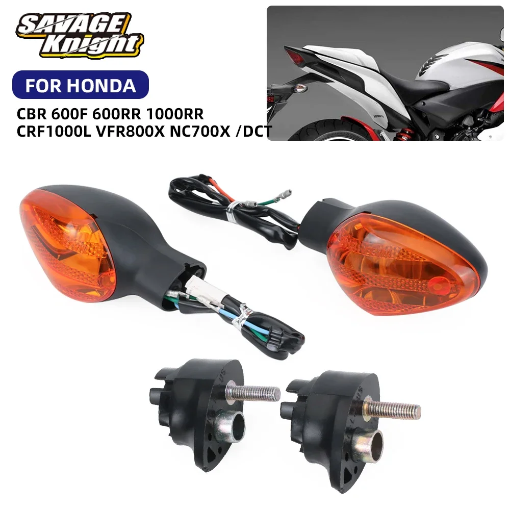 

Motorcycle Rear Turn Signal Flasher Light Tail Blinker Bracket For Honda NC700X DCT VFR800X CRF1000L CBR 600F 600RR 1000RR VFR