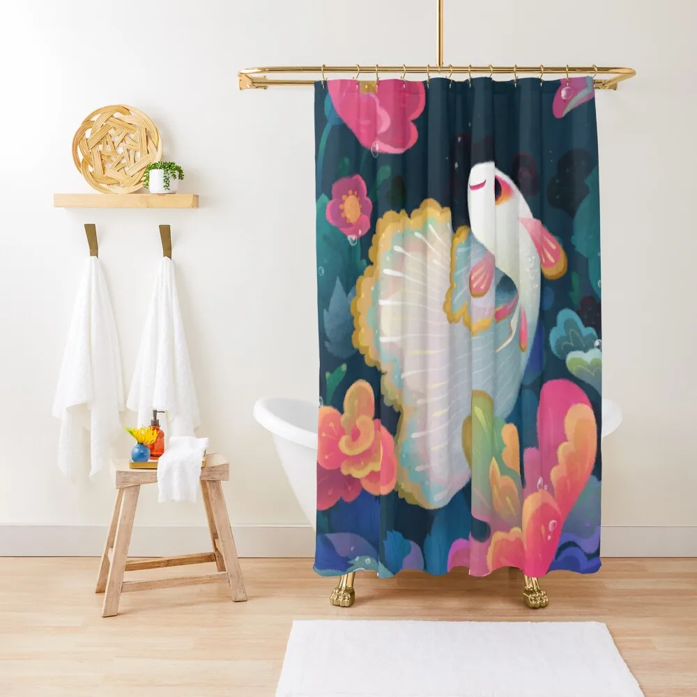 

Flower guppy Shower Curtain Shower Curtains For Bathroom