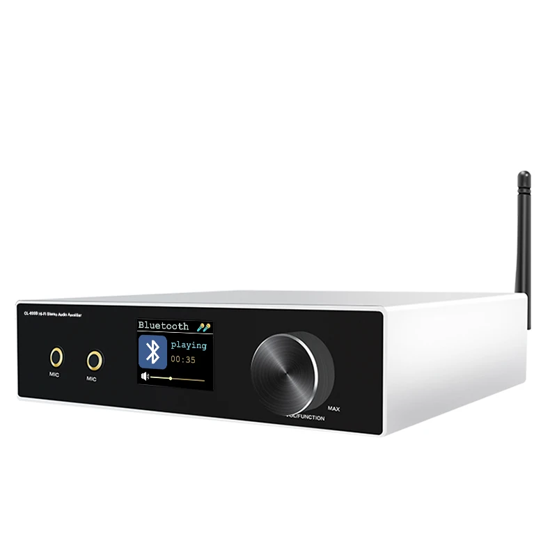 

Audio System Amplifier for Karaoke BT5.0 RCA H-DMI ARC Optical USB Audio Amplifier 50W X2