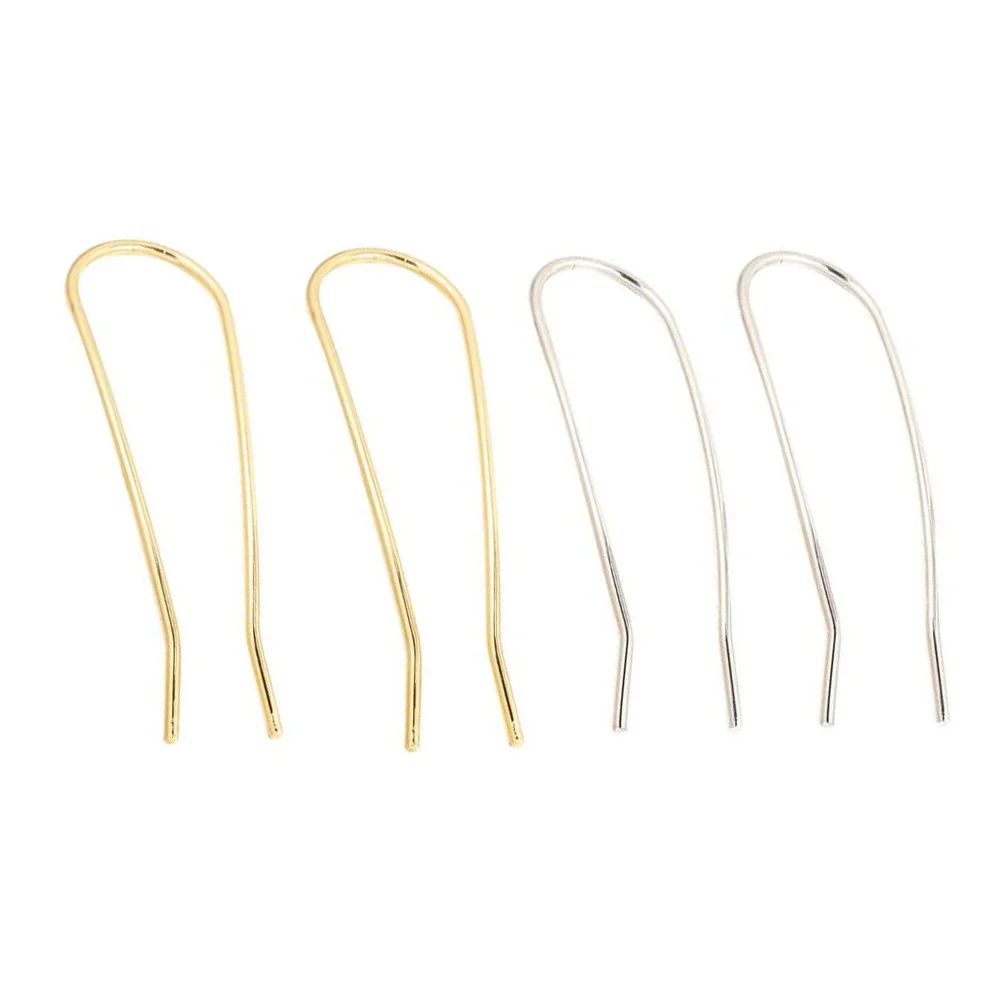 

4pcs U-Shaped Hairpins Simple Metal Headdress For Women Alloy Hairpins Styling Tool Hair Decor Party Travel Daily Use