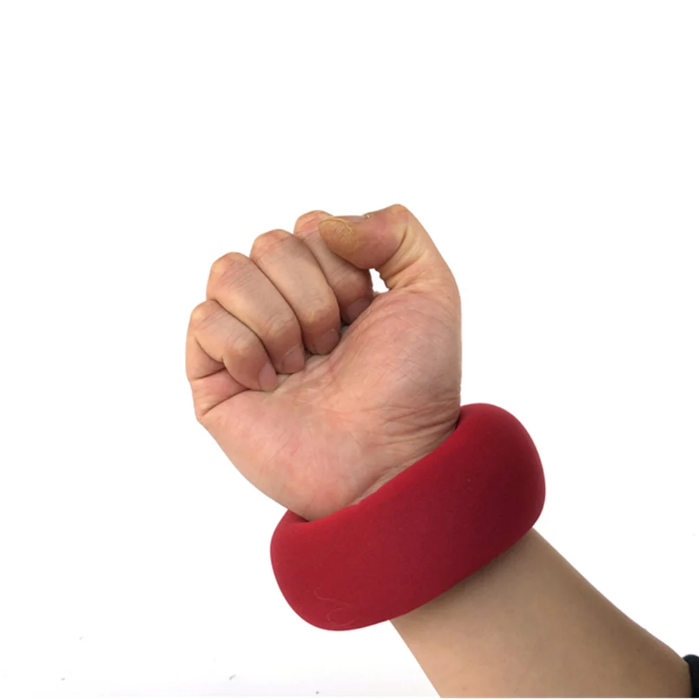 Adjustable Ankle Weights Gymnastics Arm Wrist Guard Sports Wristband Sandbags for Fitness Red