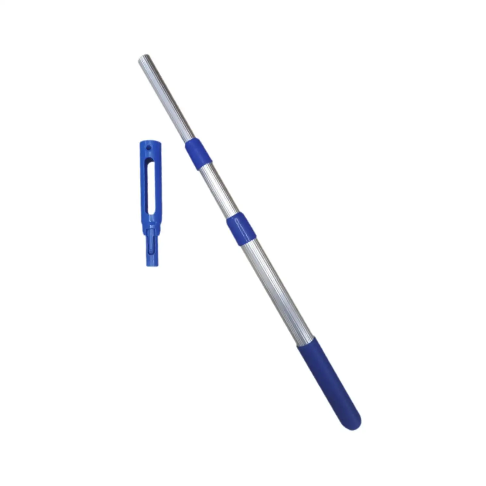 Swimming Pool Net Leaf Skimmer Pole Aluminum Alloy Portable Handle Rod for Large and Small Pools