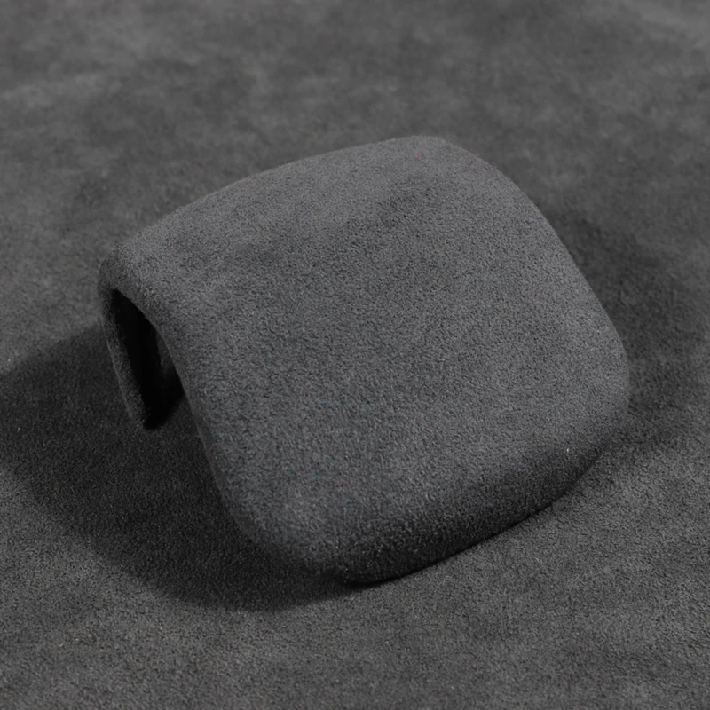 Italy Super Suede Car Gear Shift Knob Cover For Land Rover Velar Discovery 5 Discovery Sport Range Rover For Jaguar F-pace