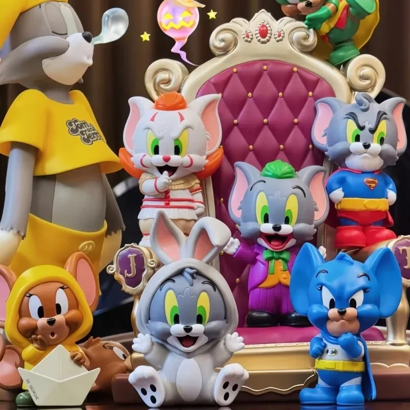

Anime Soap Studio Tom And Jerry Figure Costume Play Vin-Blop Blind Box Series New Mystery Box Room Decoration Birthday Gift Toy