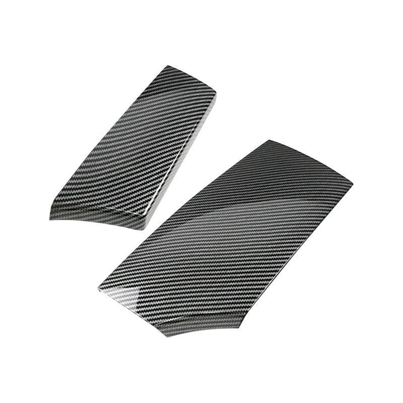 

2Pcs Car Center Console Armrest Storage Box Cover Trim Fit for BMW 5 Series E60 2004-2010 Left Hand Drive Carbon Fiber Style