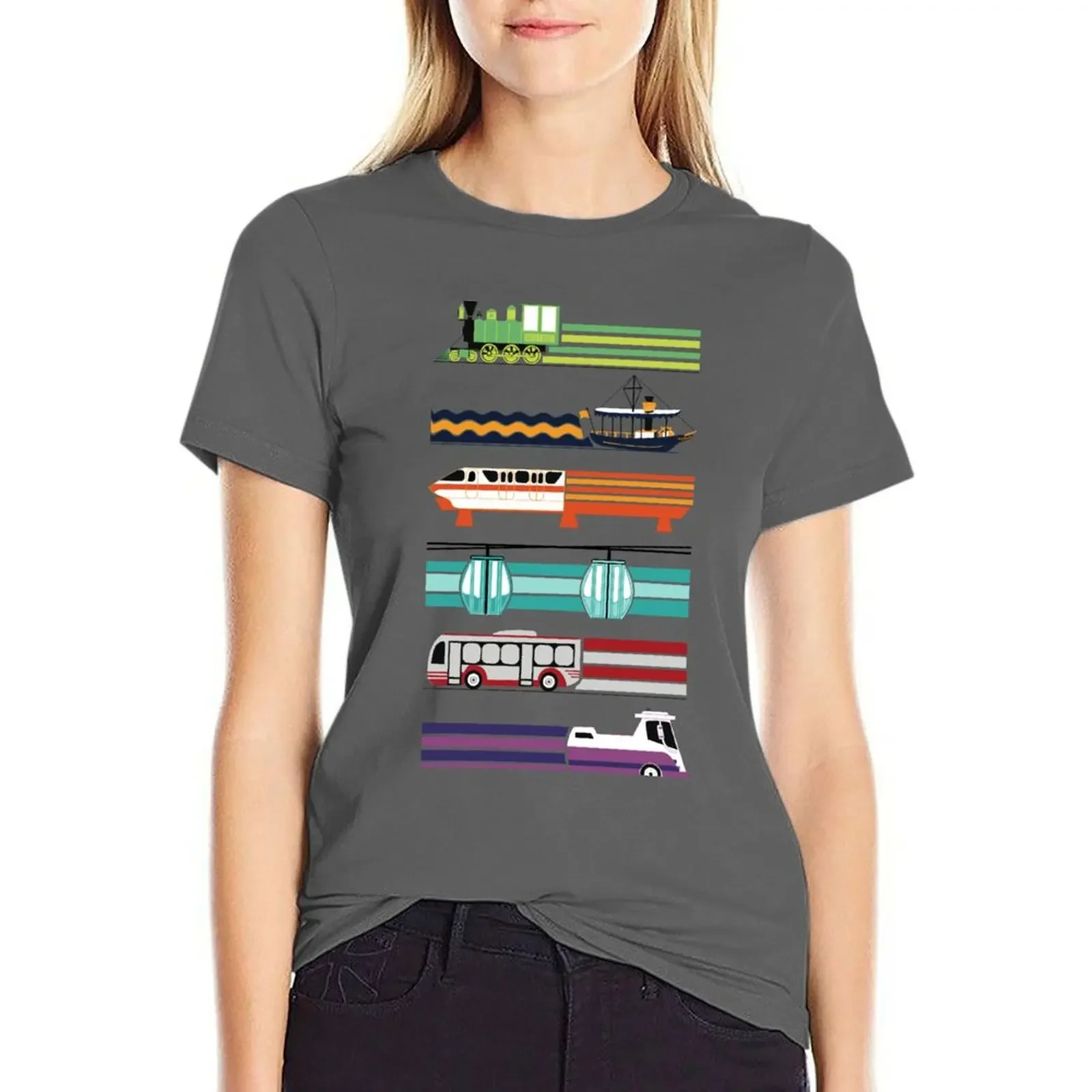 

Magical Transportation T-shirt aesthetic clothes Short sleeve tee womans clothing