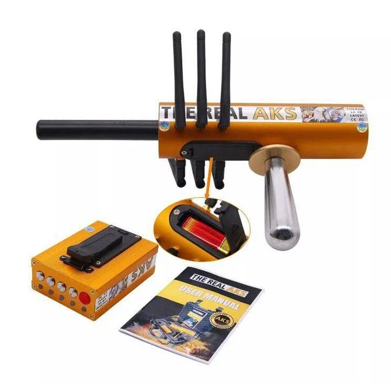 Original Golden AKS Detector 6 Antenna Long Range Gold Diamond Detector AKS 3D Metal Detector