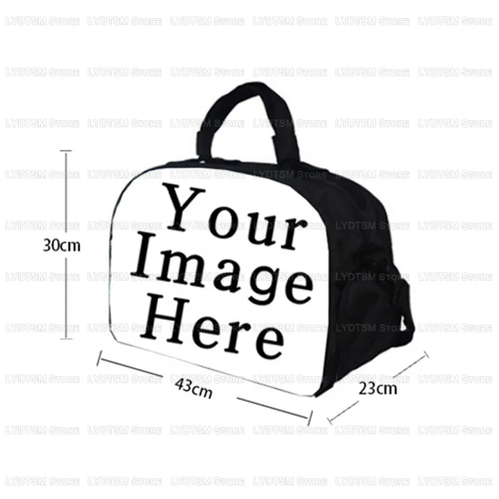 Fashion Football Soccer Golden Crown Travel Tote Men Gym Duffle Bag Shoes Storage Bag Large Capacity Multifunctional Travel Bag